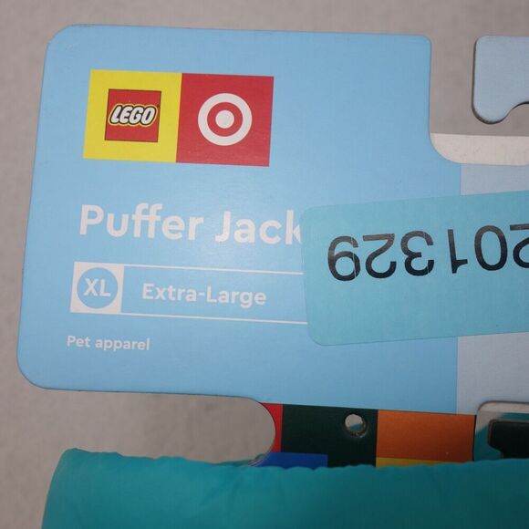 NEW Lego Target Dog Hoodie Sweatshirt Color Block Blue Black Purple Size XL - Picture 4 of 5